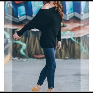 Velvet - Borsala Cozy Rib Dolman Top